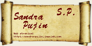 Sandra Pujin vizit kartica